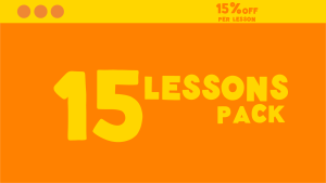 15 lesson pack