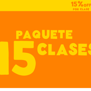 Paquete 15 clases