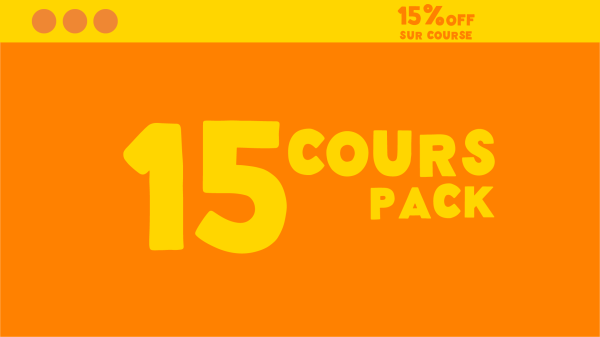 15 Course pack