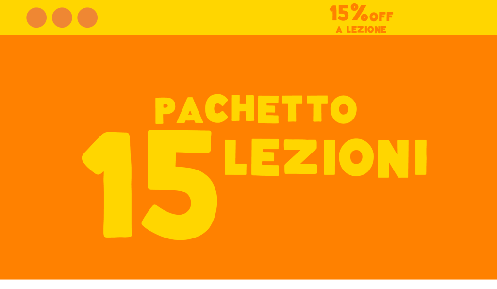 Pachetto 15 lezioni