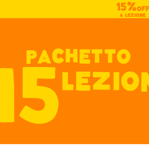 Pachetto 15 lezioni