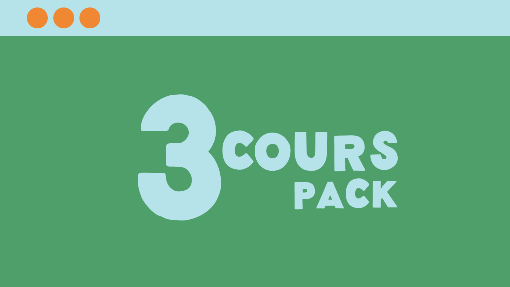 3 cours pack