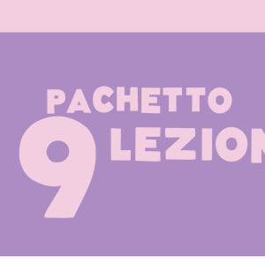 Pachetto 9 lezioni