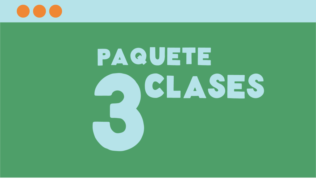 Paquete 3 clases