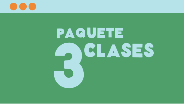 Paquete 3 clases